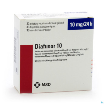 Diafusor 10,0 10mg/24h syst 30x 80mg/20cm2