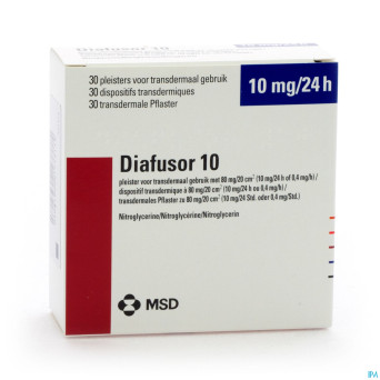 Diafusor 10,0 10mg/24h syst 30x 80mg/20cm2