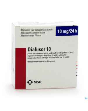 Diafusor 10,0 10mg/24h syst 30x 80mg/20cm2