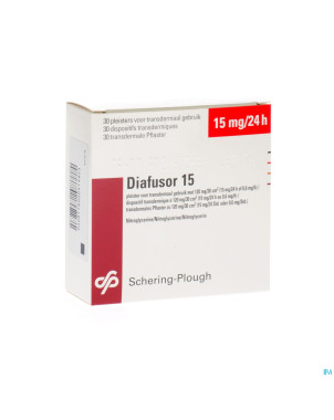 Diafusor 15,0 15mg/24h syst 30x120mg/30cm2