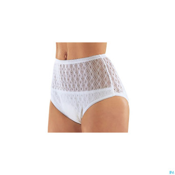 Suprima 1240 slip tricot co/pes/pu dame blanc t48