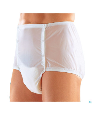 Suprima 1201 slip pvc unisex a pressions blanc t42