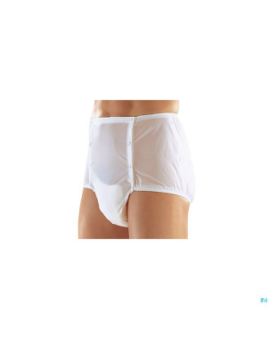 Suprima 1201 slip pvc unisex a pressions blanc t44