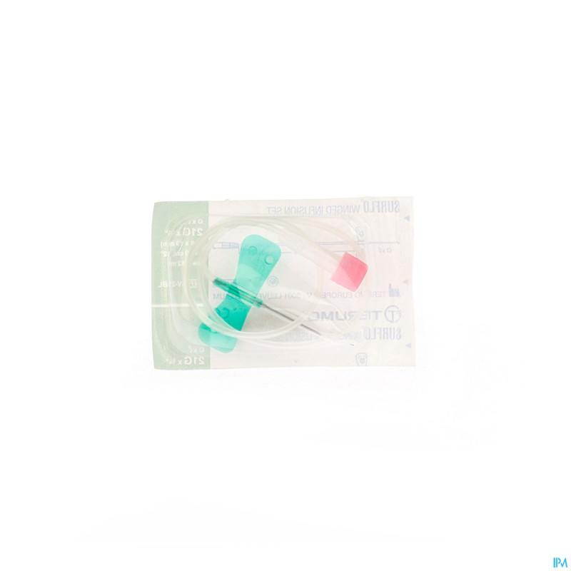 Terumo microperfuseur a ailettes 21g vert   50