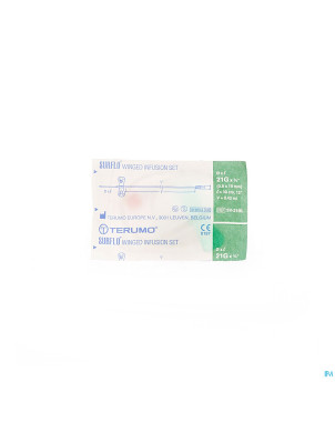 Terumo microperfuseur a ailettes 21g vert   50