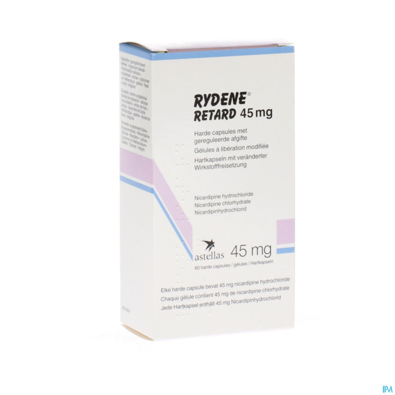 Rydene retard caps. 60 x 45 mg