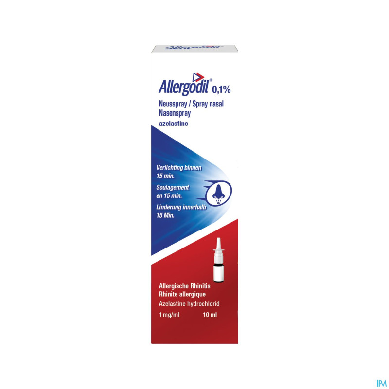 Allergodil spray nasal fl 10 ml
