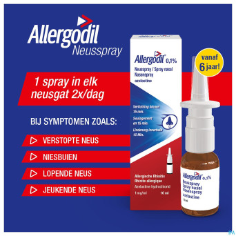 Allergodil spray nasal fl 10 ml