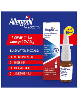 Allergodil spray nasal fl 10 ml