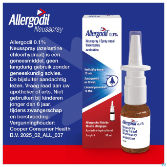 Allergodil spray nasal fl 10 ml