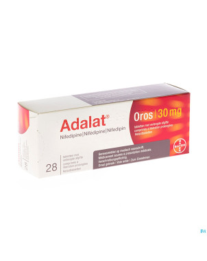 Adalat oros 30 comp 28 x 30 mg
