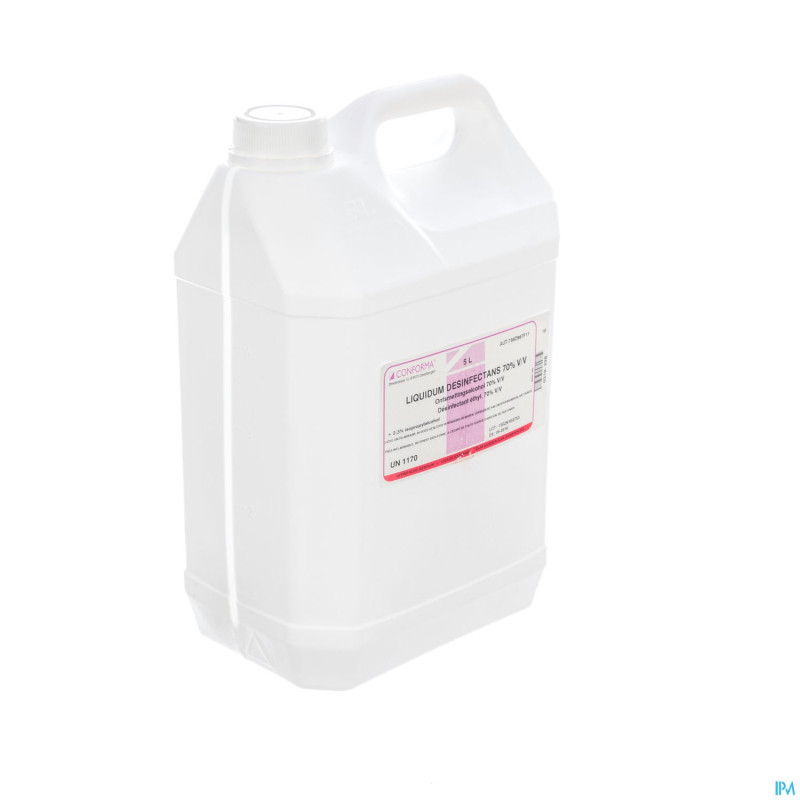 Desinfect.ethylique 70% v/v 5l conf