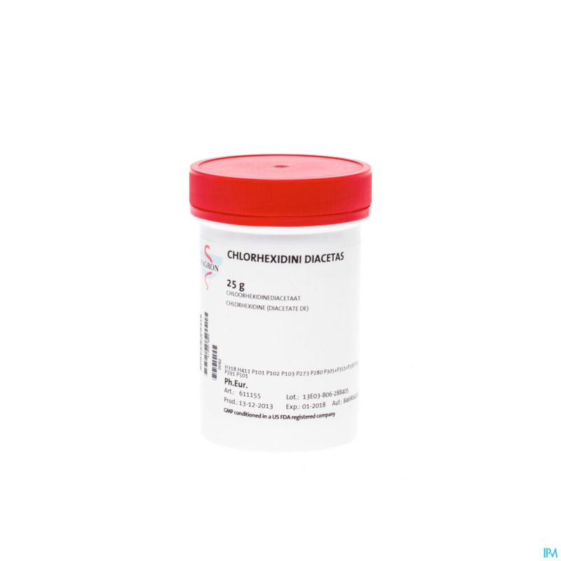 Chlorhexidine acet vrac    25g fag