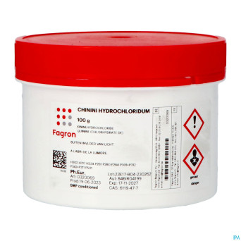 Quinine chlorhydrate    100g fag