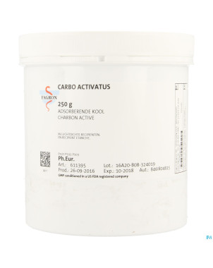 Charbon adsorbant    250g fag