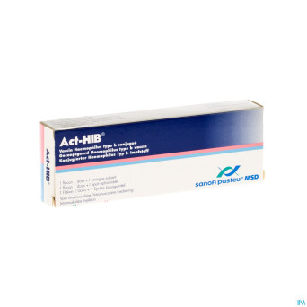 Act hib vaccin fl lyoph+solv 0,5ml