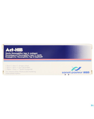 Act hib vaccin fl lyoph+solv 0,5ml