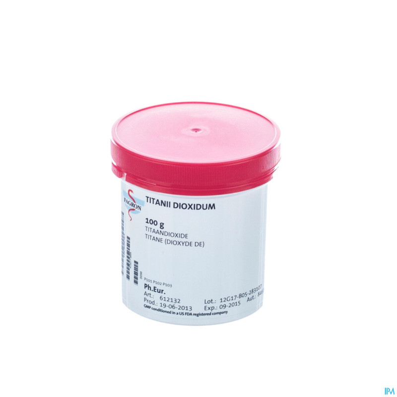 Titane dioxyde vrac    100g fag