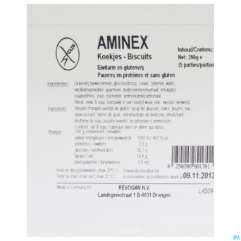 Aminex biscuit    200g 5509 revogan
