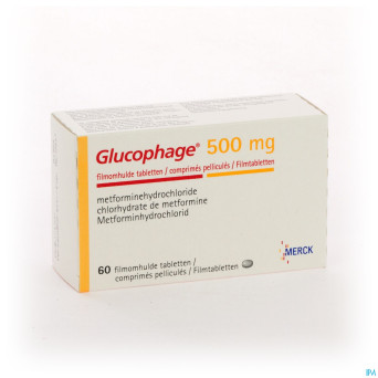 Glucophage  500 comp  60 x  500mg