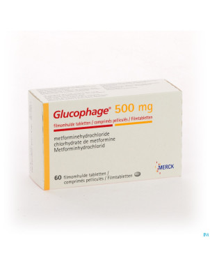 Glucophage  500 comp  60 x  500mg