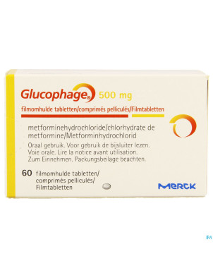 Glucophage  500 comp  60 x  500mg
