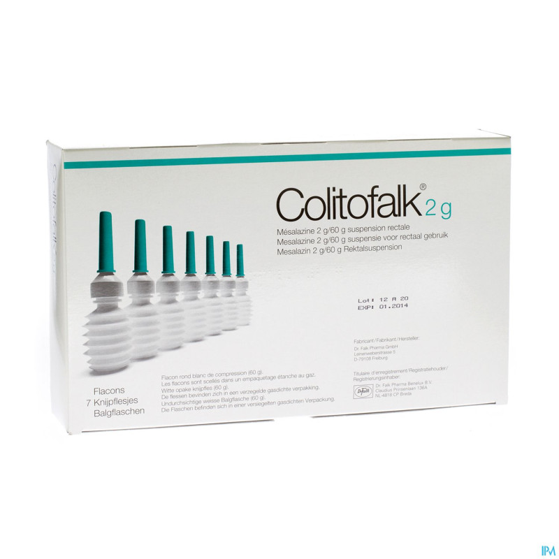 Colitofalk lavement 7x2g/60g