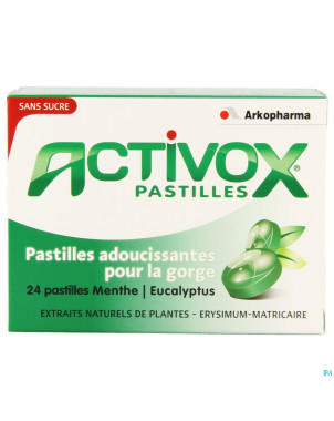 Activox menthe-eucalyptus ss past 24 cfr 3567567