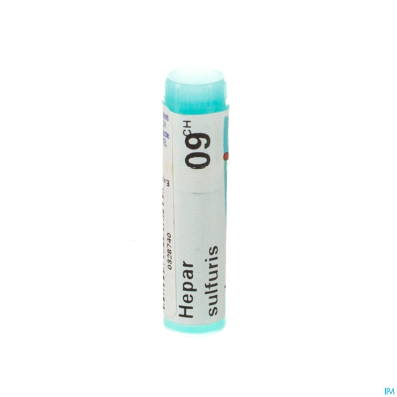 Hepar sulfuris calcareum  9ch gl boiron
