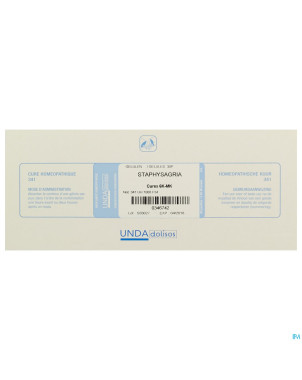 Staphysagria cure    6k-mk boiron