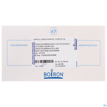 Thuya occidentalis cure  6k-mk boiron