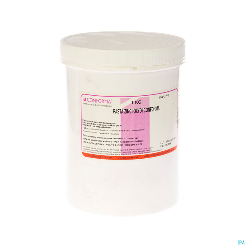 Zinc oxyde pate    1kg conf
