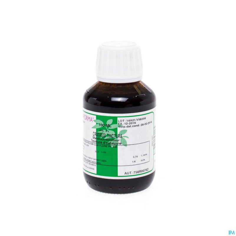 Aubepine teinture ph.frx 100ml conf