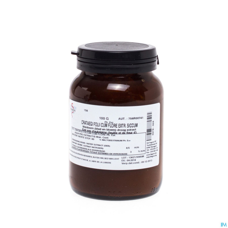 Aubepine extrait sec    100g fag