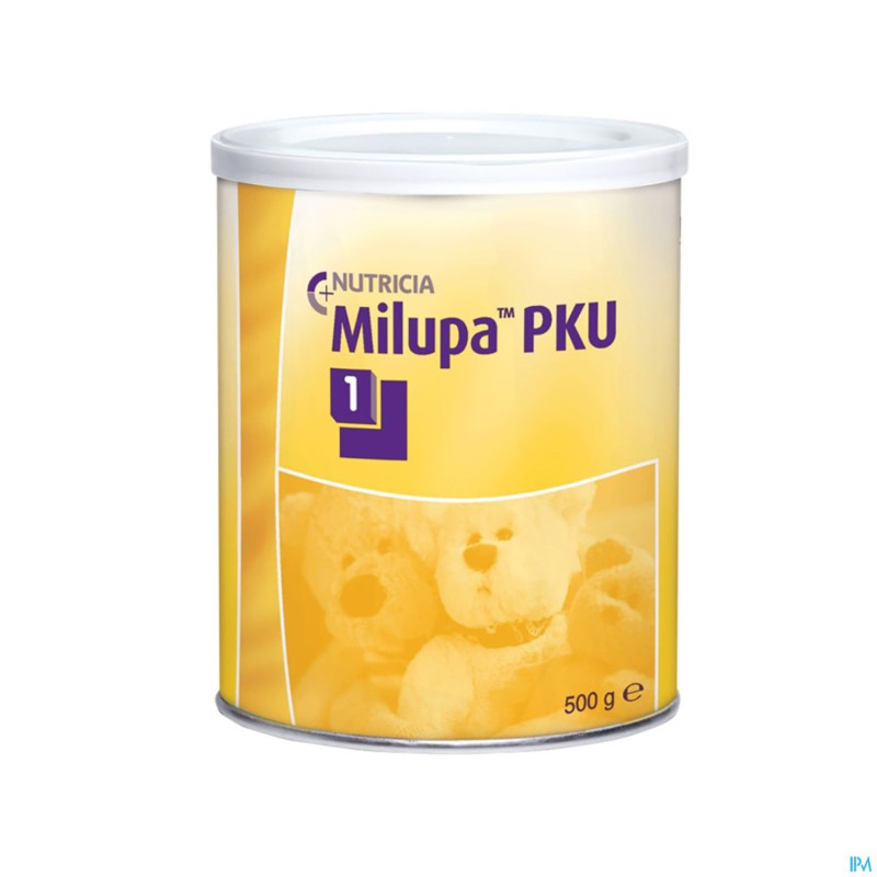 Pku1 milupa pdr 500g 0-12 mois/mnd