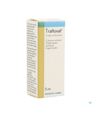 Trafloxal collyre 5 ml  3mg/ml