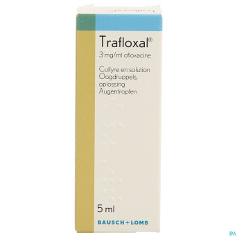 Trafloxal collyre 5 ml  3mg/ml