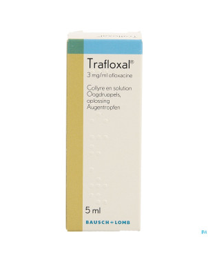 Trafloxal collyre 5 ml  3mg/ml