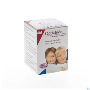 Opticlude 3m junior cp oculaire 63mmx48mm  50 1537