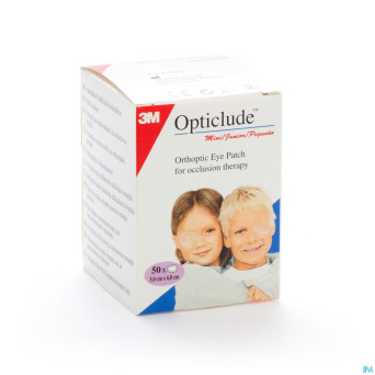Opticlude 3m junior cp oculaire 63mmx48mm  50 1537