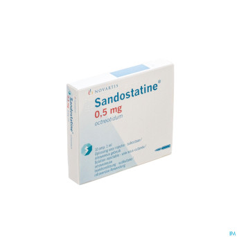 Sandostatine amp s.c. 10x0,5mg/ml