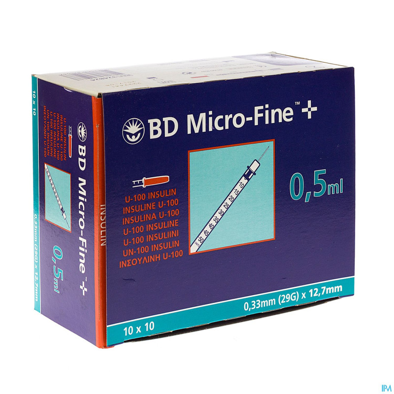 Microfine ser.ins. 0,5ml 29g 12,7mm 100 324824