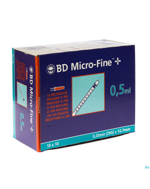 Microfine ser.ins. 0,5ml 29g 12,7mm 100 324824