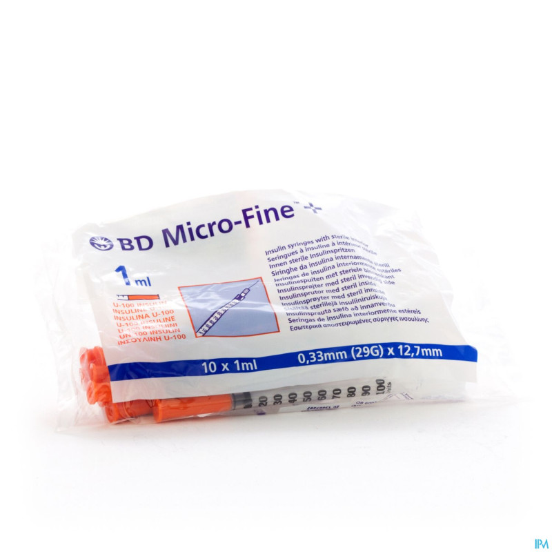 Microfine ser.ins. 1ml 29g 12,7mm 10 324827