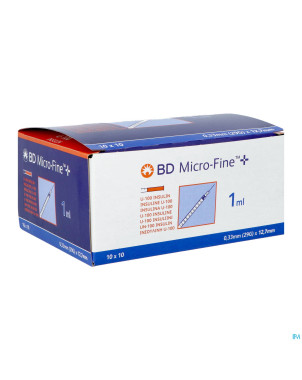 Microfine ser.ins. 1ml 29g 12,7mm 100 324827