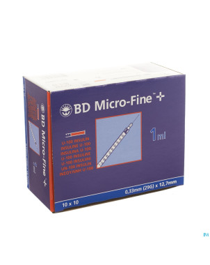 Microfine ser.ins. 1ml 29g 12,7mm 100 324827