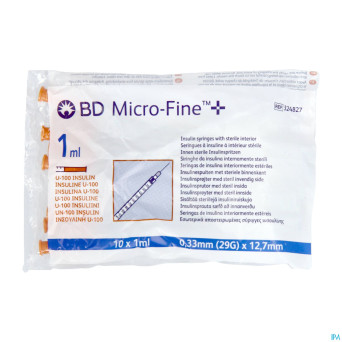 Microfine ser.ins. 1ml 29g 12,7mm 100 324827