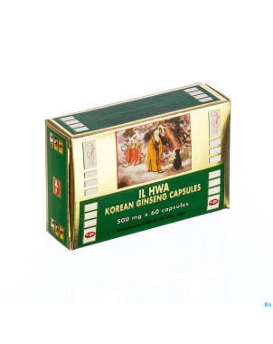Ginseng il hwa poudre pur    gel  60 x 500mg