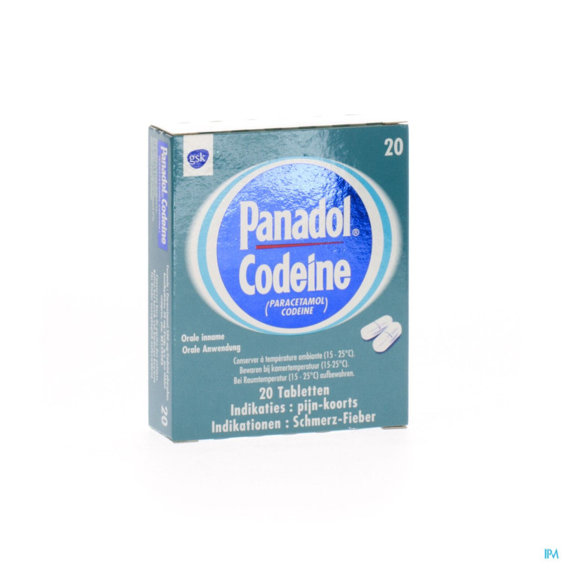 Panadol codeine comp 20
