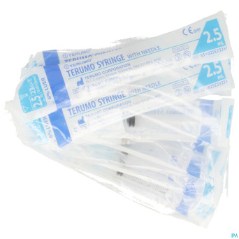 Seringue aiguille 23g 1 1/2 2ml 100